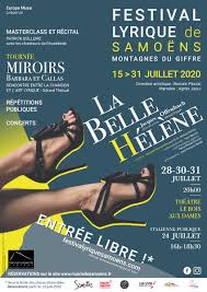 Festival Lyrique 2020.La Belle Hélène OFFENBACH. C.SUBIRANA, M.CONOIR et B.PAYEMENT