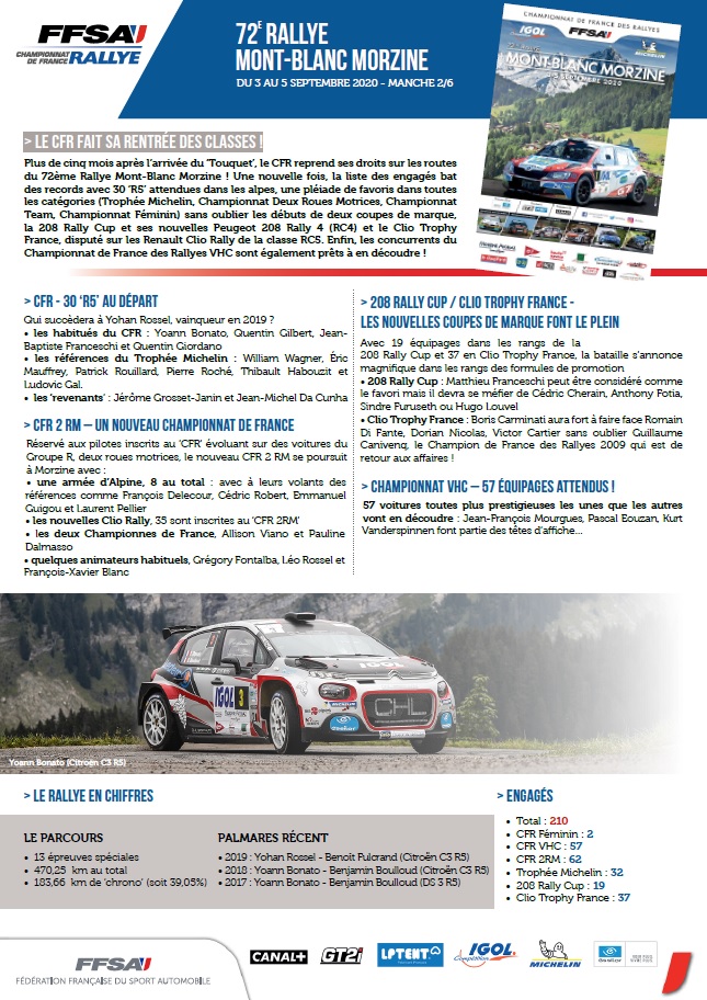 Rallye du Mont-Blanc Morzine 2023 – Les VHC et les trophées 