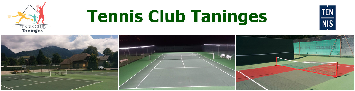 Association 2020. Tennis Club Taninges. Henri CHARLES, président.